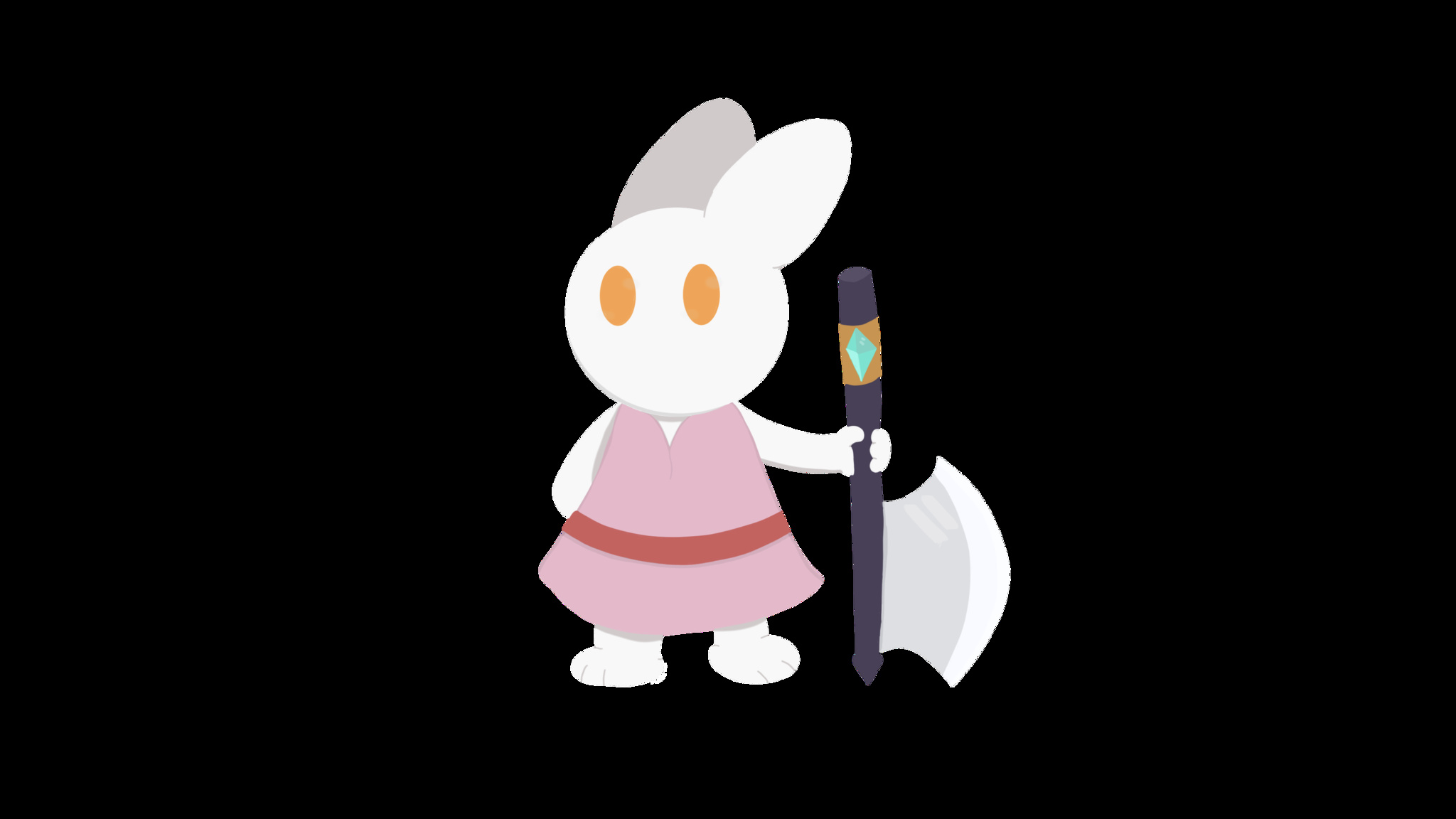 A rendering of Clover, one of *Afterplace’s* many memorable characters.