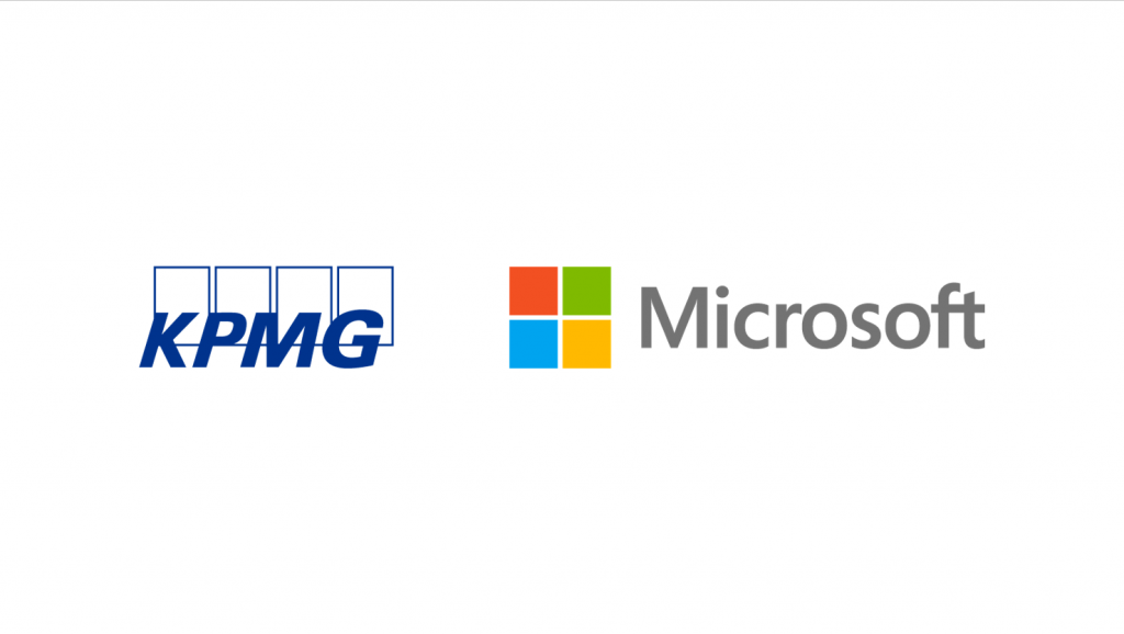 KPMG and Microsoft logos