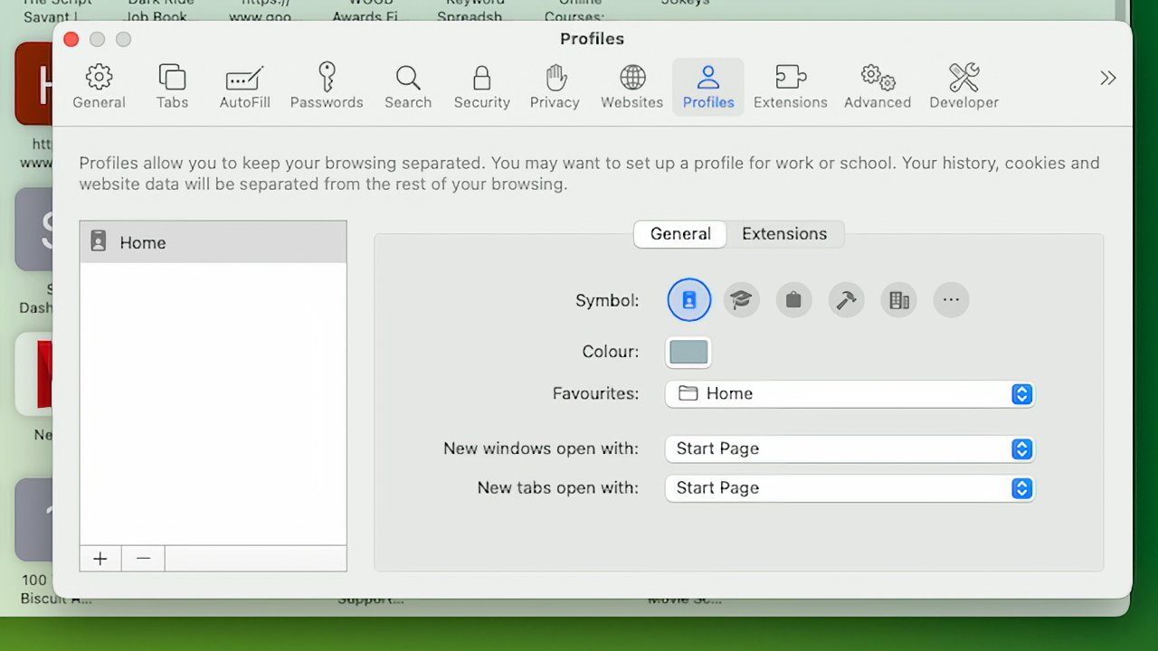You can quickly add a second or subsequent profile